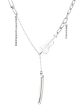 Violin & Bow Y-Drop Necklace