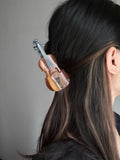 Amber Violin/Cello Claw Clip
