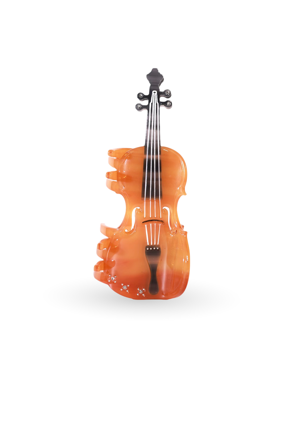 Amber Violin/Cello Claw Clip