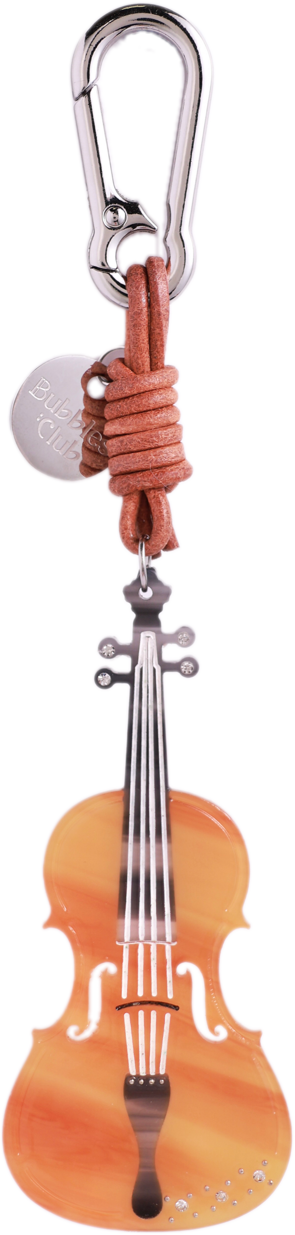 Amber Violin/Cello Bag Charm