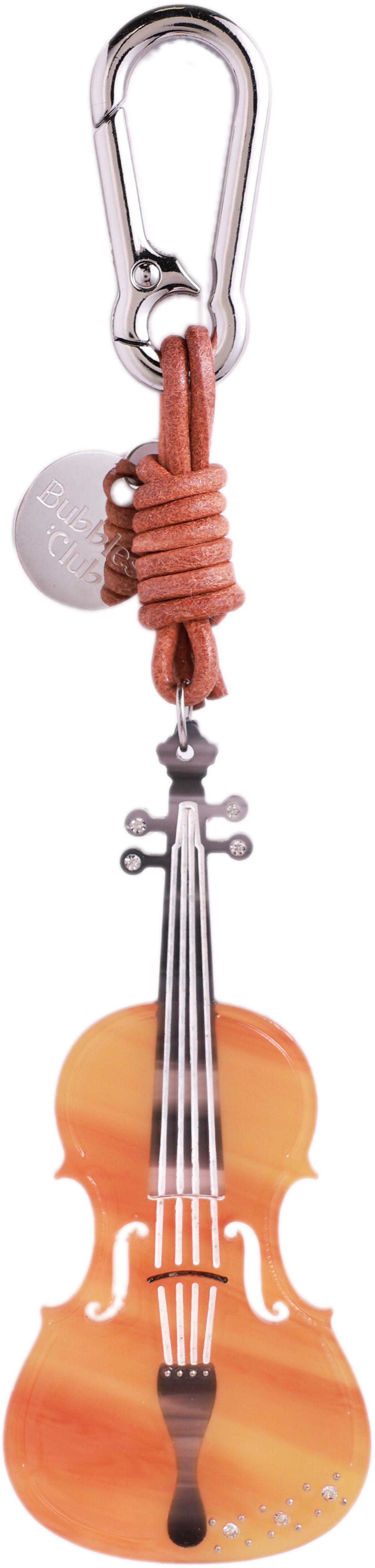 Amber Violin/Cello Bag Charm