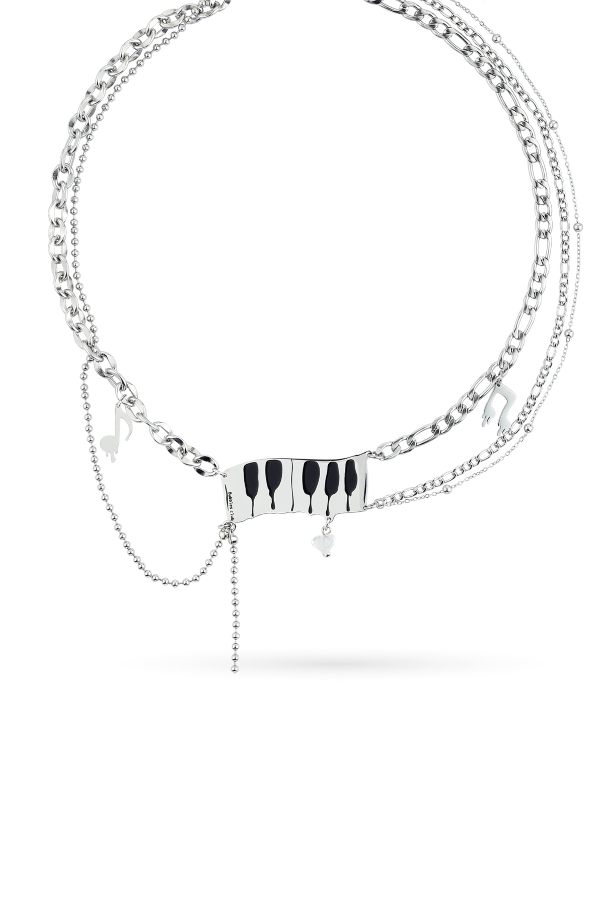 Five-Line Piano Staff Necklace