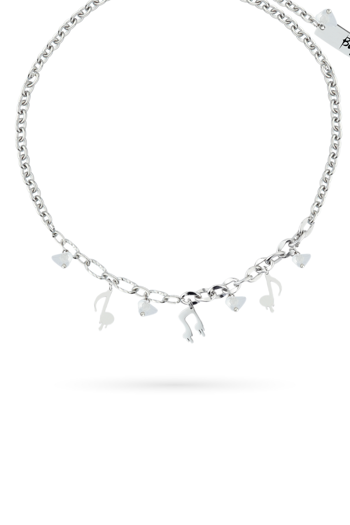 Ivory-White Music Note Necklace