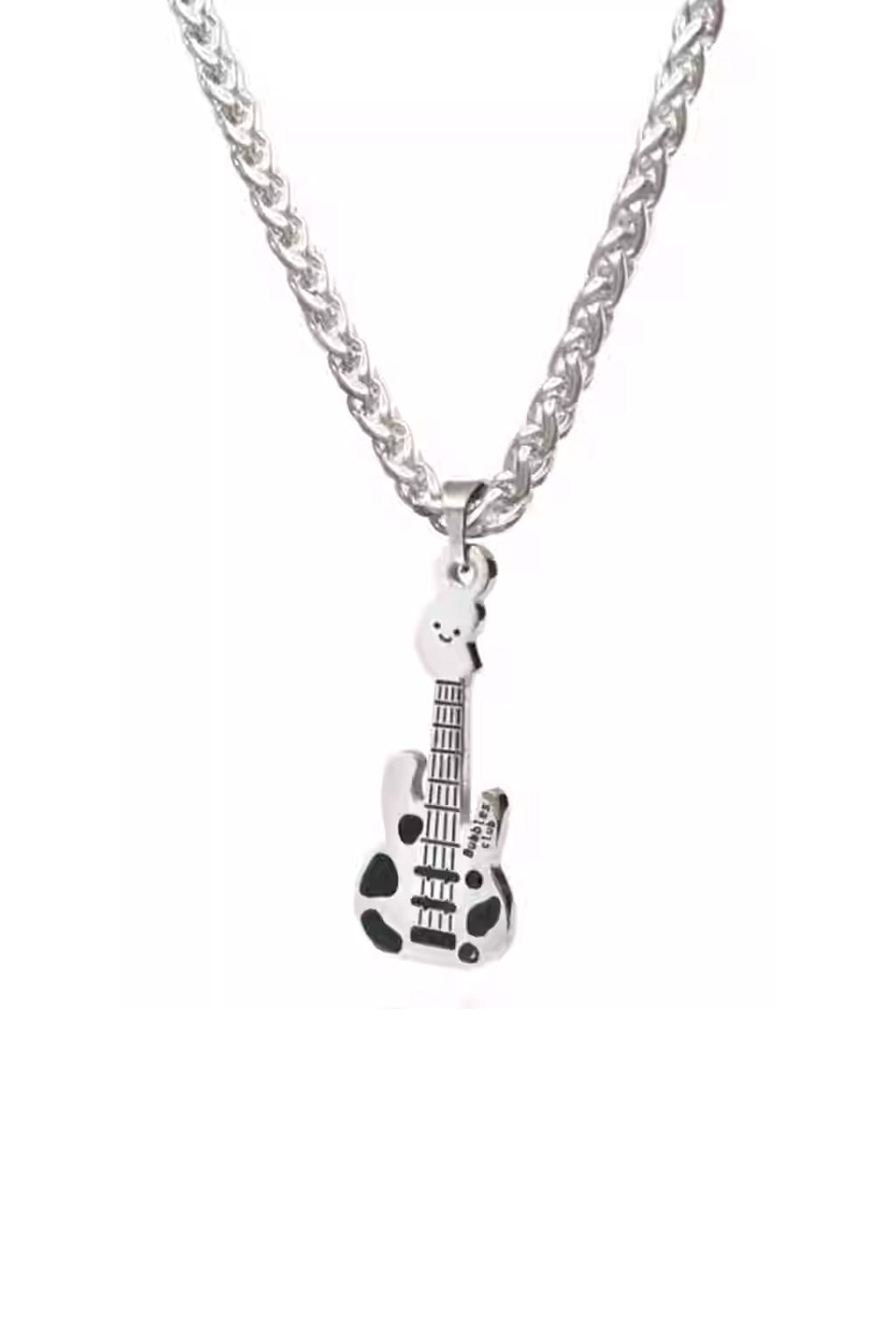 Cow-Print Electric Guitar Necklace