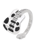 Cow-Print Guitar Ring – CN/HK 14 (Approx. US 7)