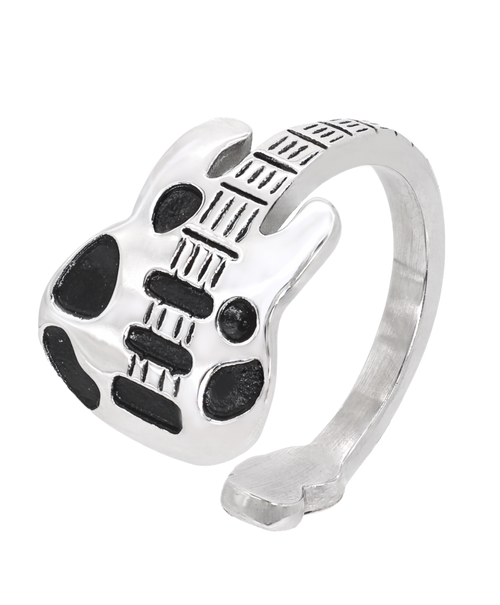 Cow-Print Guitar Ring – CN/HK 14 (Approx. US 7)