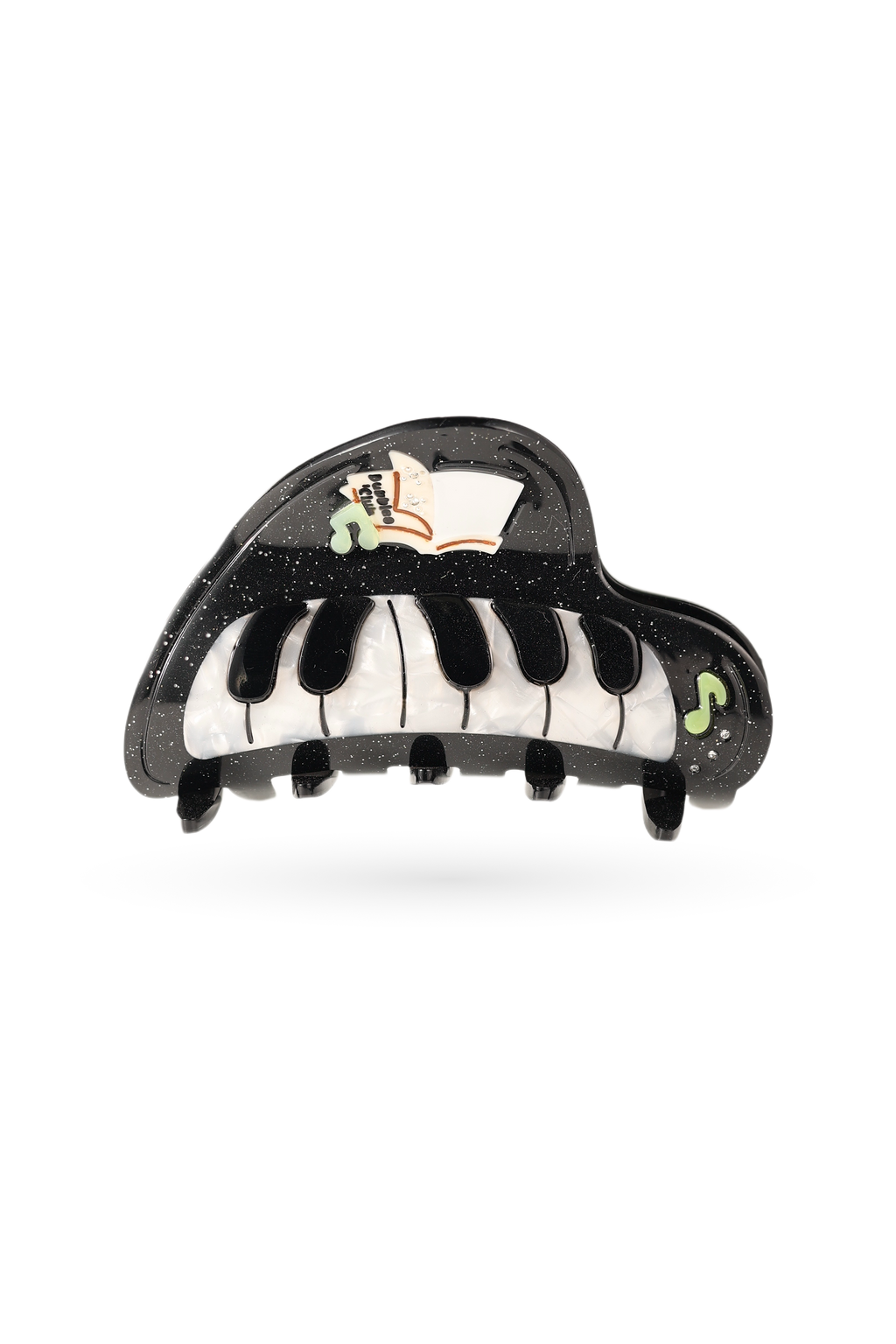 Midnight Grand Piano Claw Clip – Large