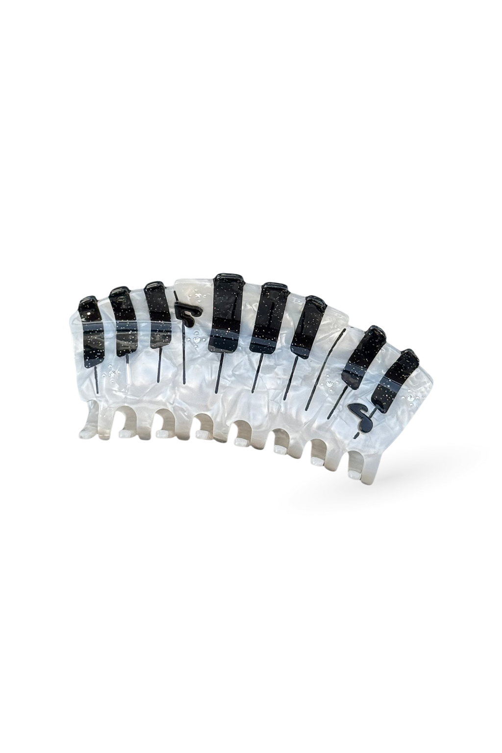 Pearlescent Piano Keyboard Claw Clip – Pro