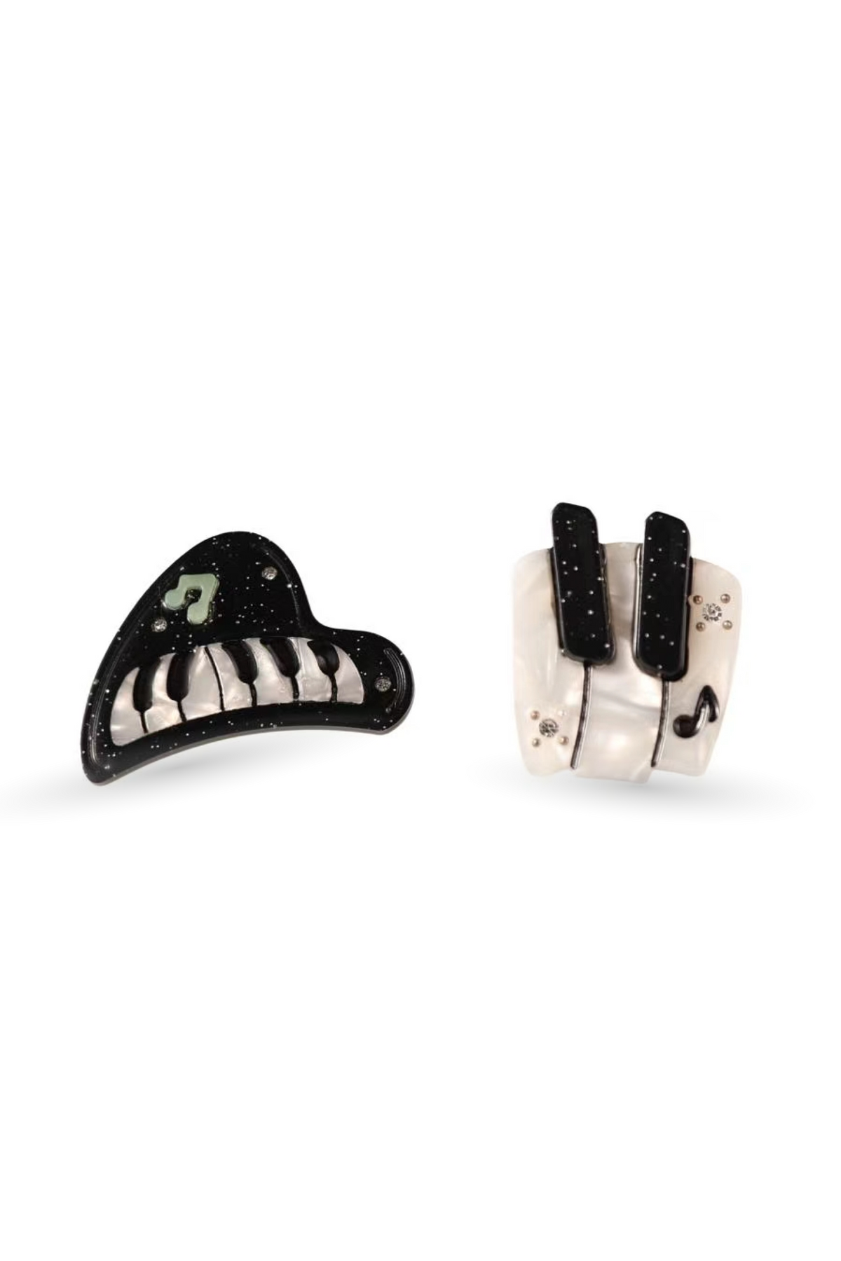 Grand Piano & Keyboard Mismatched Earrings