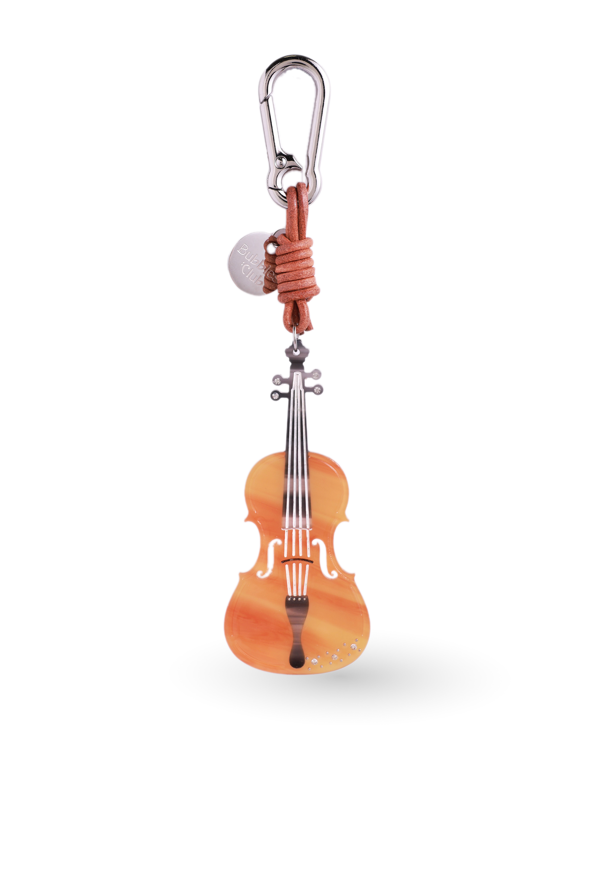 Amber Violin/Cello Bag Charm