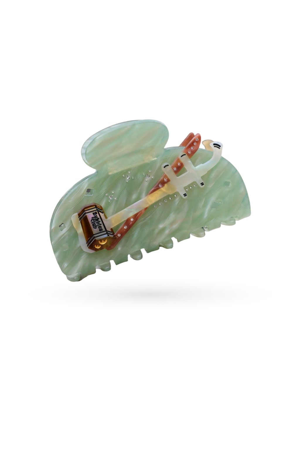 Jade-Mist Erhu Claw Clip